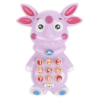 Интерактивная игрушка Мультиплеер с проектором Лунтик Умка HT801-R 01